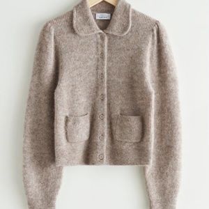 & other stories collar cardigan